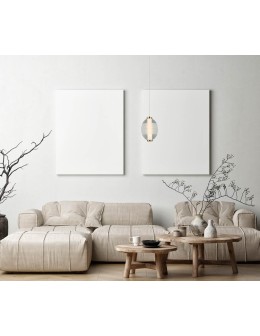 Italux Rinot Wisząca 1xLED 8W 500 lm 3000K (Ciepła biel) Czarny, biały, przezroczysty PND-45372-1-WH-CL - produkt 2