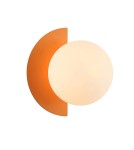 Wall lamps spheres - Italux Nauti Wall lamp 1xG9 25W Orange WL-37482-OR - product 1