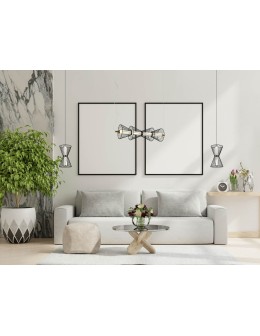 Italux Sanke Wisząca 1xLED 8W 380 lm 3000K (Ciepła biel) Czarny PND-63849-2-BK - produkt 2