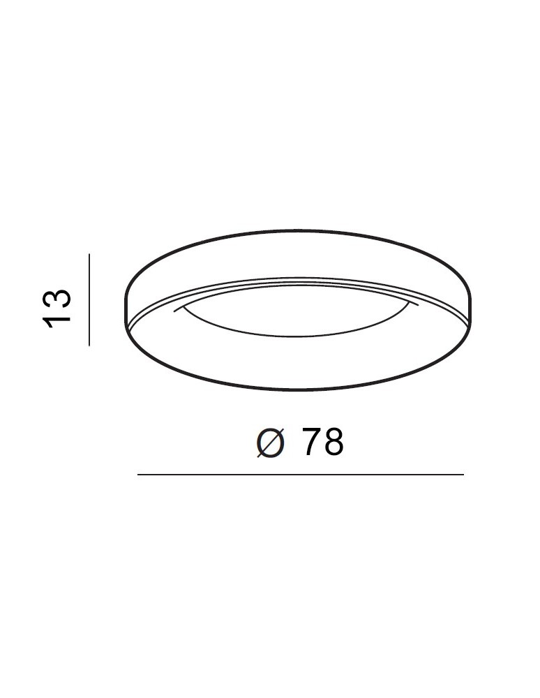Plafonds with remote control - Azzardo SOVANA TOP 80 CCT WHITE 1xLED Ceiling light White AZ3445 - product kolory-swiatla.pl 3