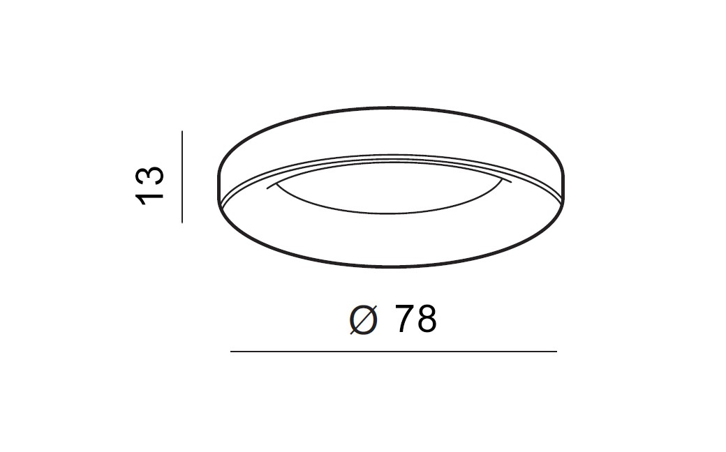 Azzardo SOVANA TOP 80 CCT WHITE 1xLED Sufitowa Biały AZ3445