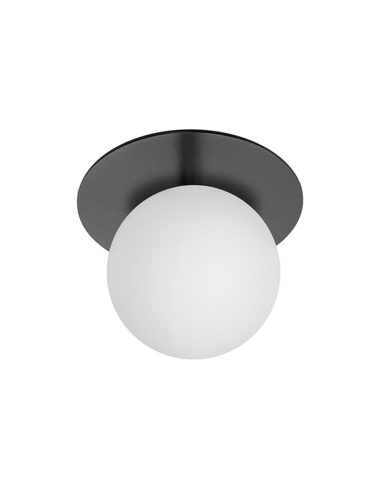 Wall lamps - UMMO BORRA A black wall lamp / wall sconce B2A12000 - product kolory-swiatla.pl 1