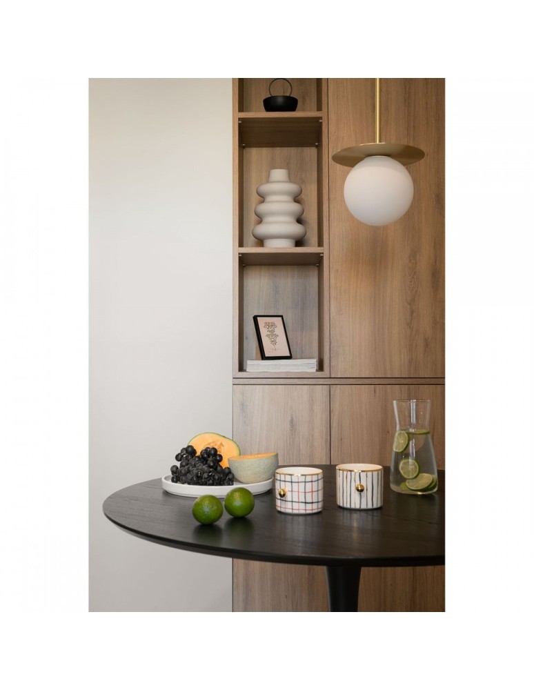 Pendant lamps - UMMO BORRA B white ceiling pendant lamp with brass BRB131P0 - product kolory-swiatla.pl 3