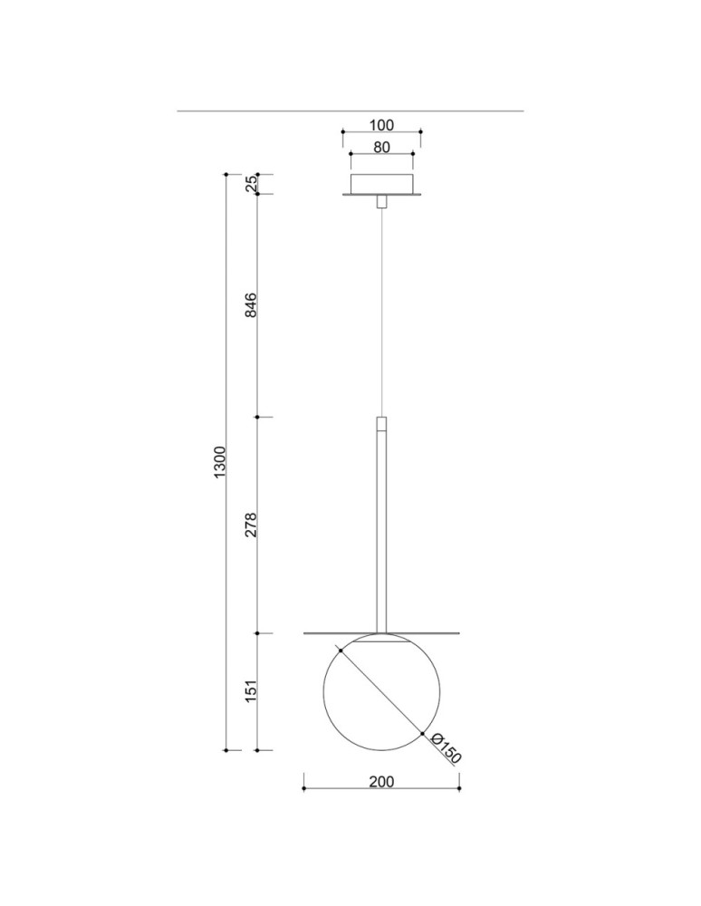 Pendant lamps - UMMO BORRA B black ceiling pendant lamp BRB122P0 - product kolory-swiatla.pl 3