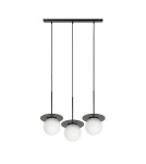 Pendant lamps - UMMO BORRA B 3L black triple ceiling lamp BRB322PL. - product 1
