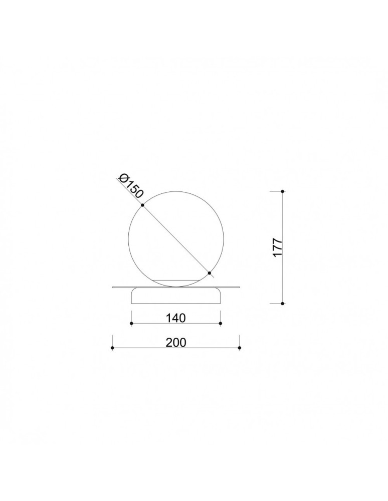 Table lamps - UMMO BORRA ST white table lamp B1A111P1 - product kolory-swiatla.pl 4