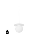 Pendant lamps - UMMO BORRA B white ceiling pendant lamp with increased IP44 waterproofing BRB111PS0 - product 1