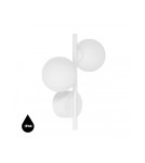 Bathroom wall lamps - UMMO DIPLO A white wall lamp / wall sconce with increased IP44 waterproofing DLA210S0 - product 1