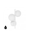UMMO DIPLO A white wall lamp / wall sconce with increased IP44 waterproofing DLA210S0