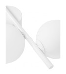 Bathroom wall lamps - UMMO DIPLO A white wall lamp / wall sconce with increased IP44 waterproofing DLA210S0 - product 4