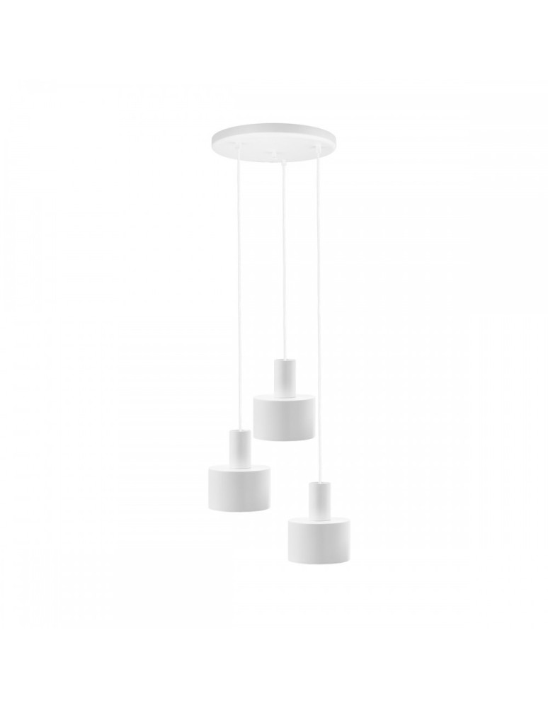 Pendant lamps - UMMO ENKEL 3P white ceiling lamp EN3311P3. - product kolory-swiatla.pl 1