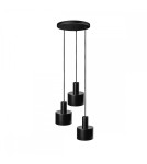 Pendant lamps - UMMO ENKEL 3P black pendant / plafond lamp EN3322P3 - product 1
