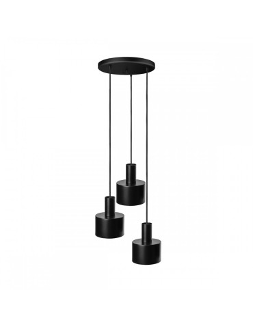 UMMO ENKEL 3P black pendant / plafond lamp EN3322P3
