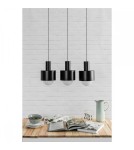 Pendant lamps - UMMO ENKEL 3P black pendant / plafond lamp EN3322P3 - product 2