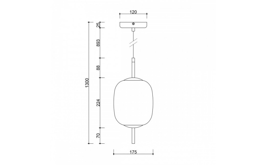 UMMO EPLI MINI czarna sufitowa lampa wisząca EM0122P0