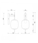 Wall lamps - UMMO EPLI MINI black wall lamp / wall sconce EMK12000. - product 4