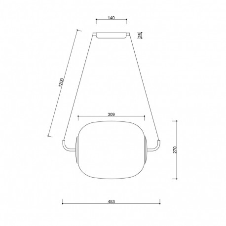 UMMO EPLI biała sufitowa lampa wisząca EP0111P0