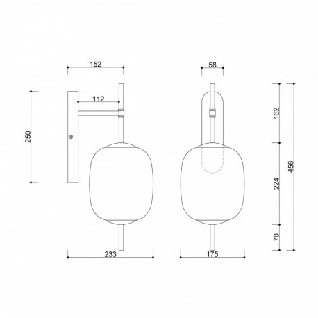 UMMO EPLI MINI biała lampa ścienna / kinkiet EMK11000