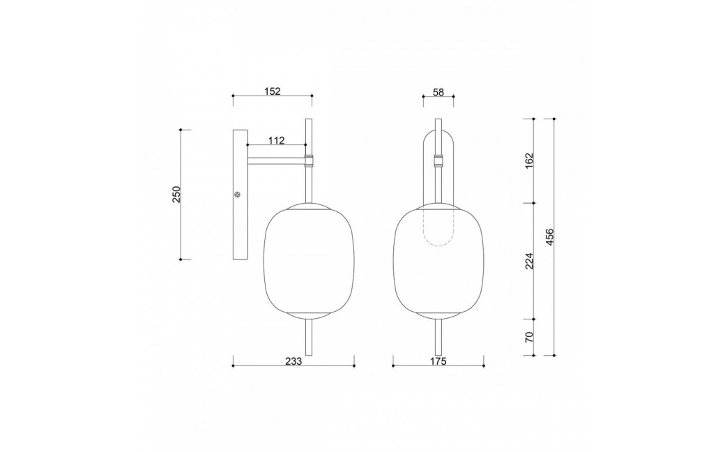 UMMO EPLI MINI biała lampa ścienna / kinkiet EMK11000