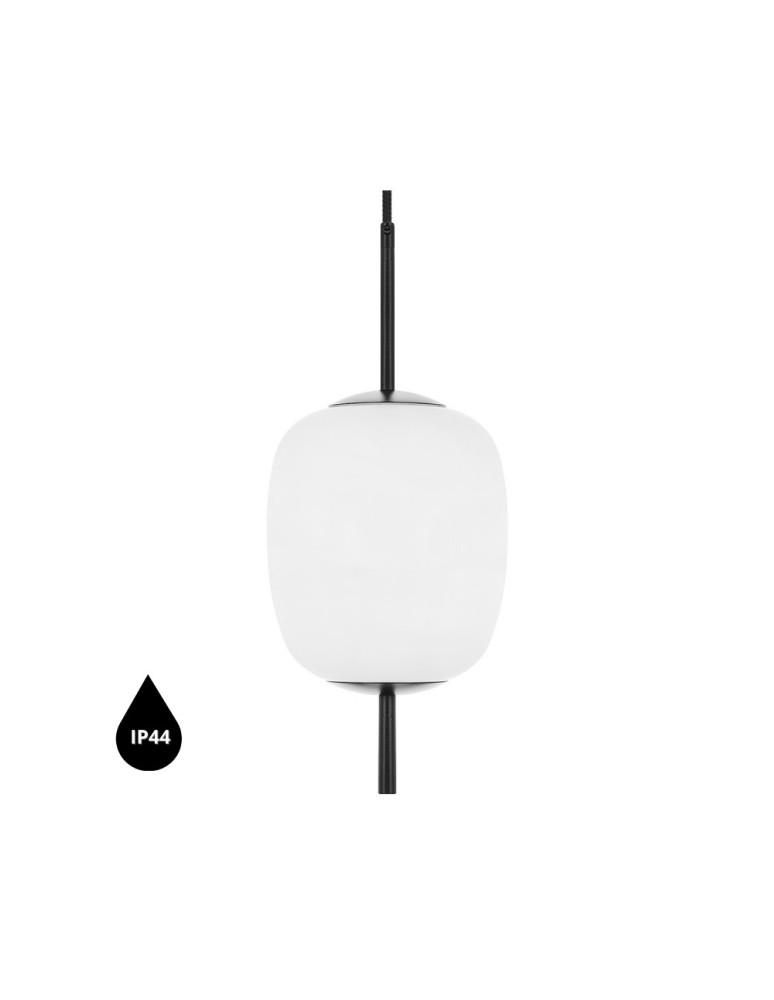 Pendant lamps - UMMO EPLI MINI black ceiling pendant lamp with increased IP44 waterproofing EM0122PS0. - product kolory-swiatla.pl 1