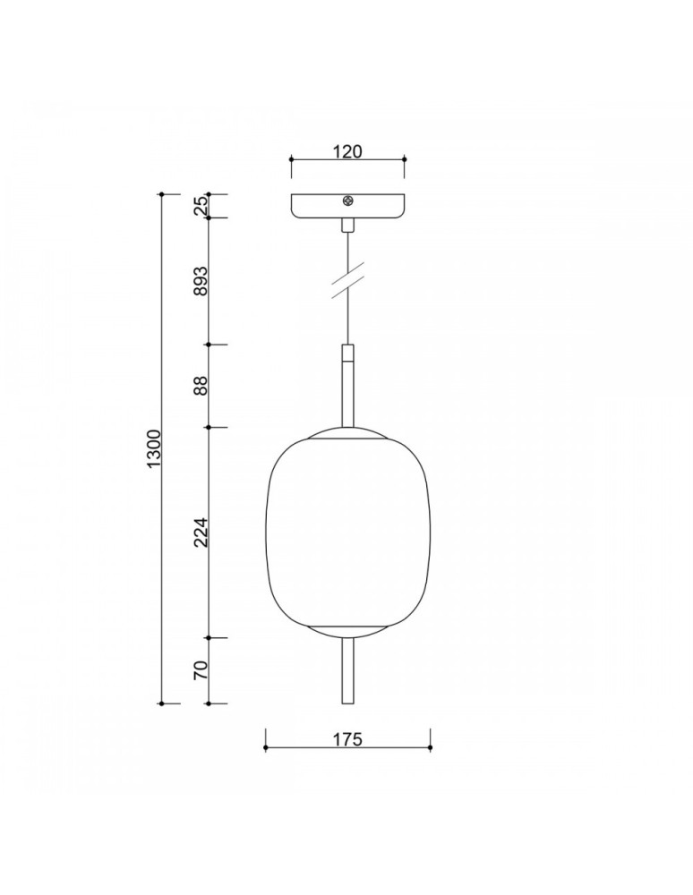 Pendant lamps - UMMO EPLI MINI white ceiling pendant lamp with increased IP44 tightness EM0111PS0. - product kolory-swiatla.pl 3