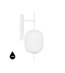 Bathroom wall lamps - UMMO EPLI MINI white wall lamp / wall sconce with increased IP44 tightness EMK110S0. - product 1