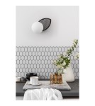 Bathroom wall lamps - UMMO FYLLO B black wall lamp / wall sconce with increased IP44 waterproofing FYB120S0 - product 2