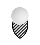 Bathroom wall lamps - UMMO FYLLO B black wall lamp / wall sconce with increased IP44 waterproofing FYB120S0 - product 4