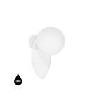 Bathroom wall lamps - UMMO FYLLO B white wall lamp / wall sconce with increased IP44 waterproofing FYB110S0 - product 1