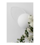 Bathroom wall lamps - UMMO FYLLO B white wall lamp / wall sconce with increased IP44 waterproofing FYB110S0 - product 3