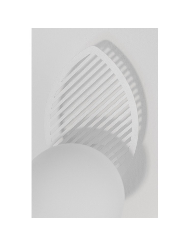 Bathroom wall lamps - UMMO FYLLO B white wall lamp / wall sconce with increased IP44 waterproofing FYB110S0 - product kolory-swiatla.pl 4