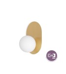 Bathroom wall lamps - UMMO HANEA brass wall lamp / wall sconce HA013000 - product 1