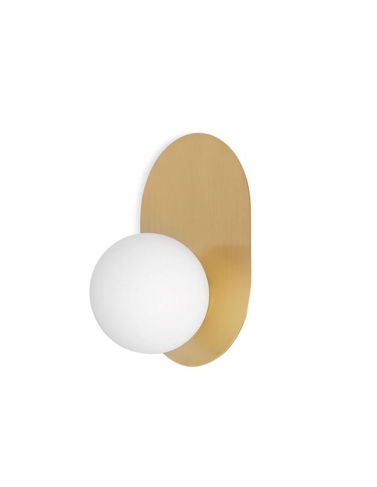 Bathroom wall lamps - UMMO HANEA brass wall lamp / wall sconce HA013000 - product kolory-swiatla.pl 3