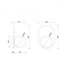 Bathroom wall lamps - UMMO HANEA brass wall lamp / wall sconce HA013000 - product 4