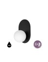 UMMO HANEA black wall lamp / wall sconce with increased IP44 waterproofing HA0120S0