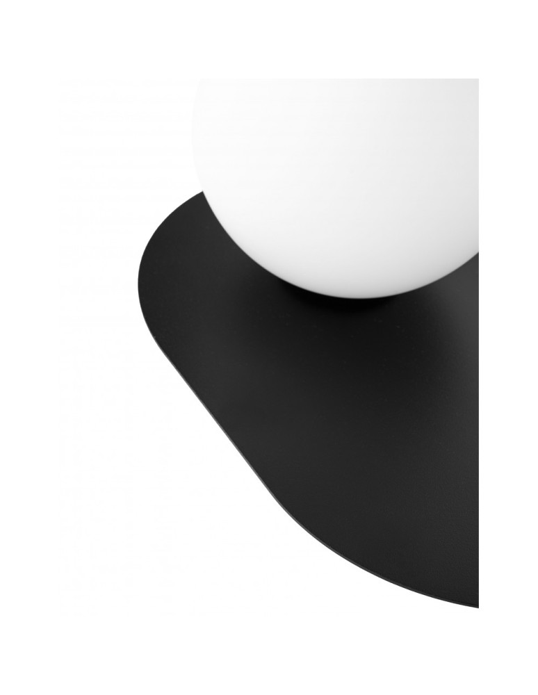 Bathroom wall lamps - UMMO HANEA black wall lamp / wall sconce with increased IP44 waterproofing HA0120S0 - product kolory-swiatla.pl 4