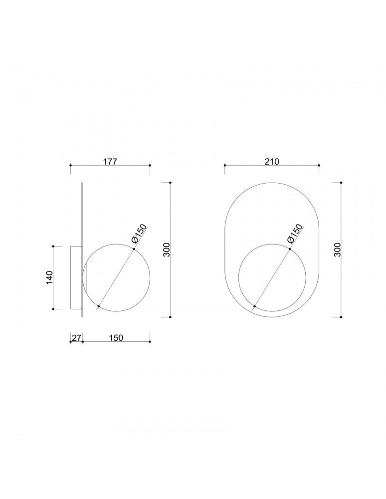 Bathroom wall lamps - UMMO HANEA white wall lamp / wall sconce with increased IP44 tightness HA0110S0 - product kolory-swiatla.pl 6
