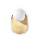 Bathroom wall lamps - UMMO HANEA brass wall lamp / wall sconce with increased IP44 waterproofing HA0130S0 - product 2