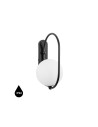 UMMO KOBAN D black wall lamp / wall sconce with increased IP44 waterproofing KOD120S0