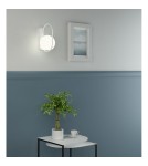 Bathroom wall lamps - UMMO KOBAN D white wall lamp / wall sconce with increased IP44 waterproofing KOD110S0 - product 2