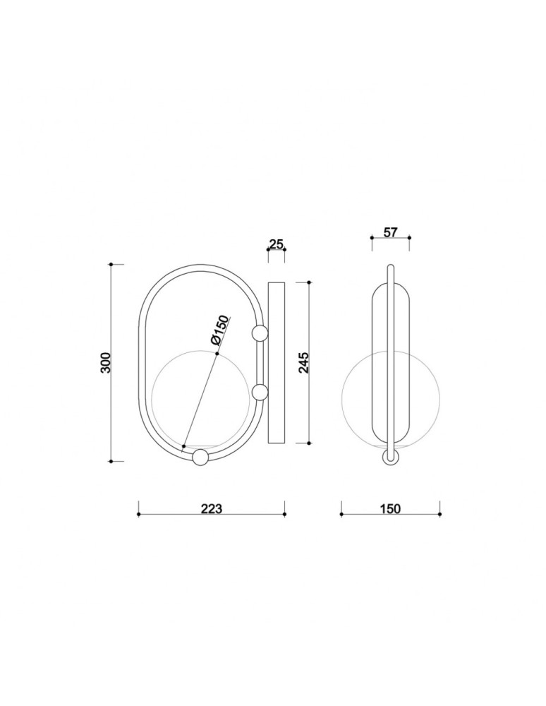 Bathroom wall lamps - UMMO KOBAN D white wall lamp / wall sconce with increased IP44 waterproofing KOD110S0 - product kolory-swiatla.pl 3