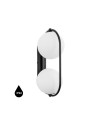 UMMO KOBAN E black wall lamp / wall sconce with increased IP44 waterproofing KOE120S0