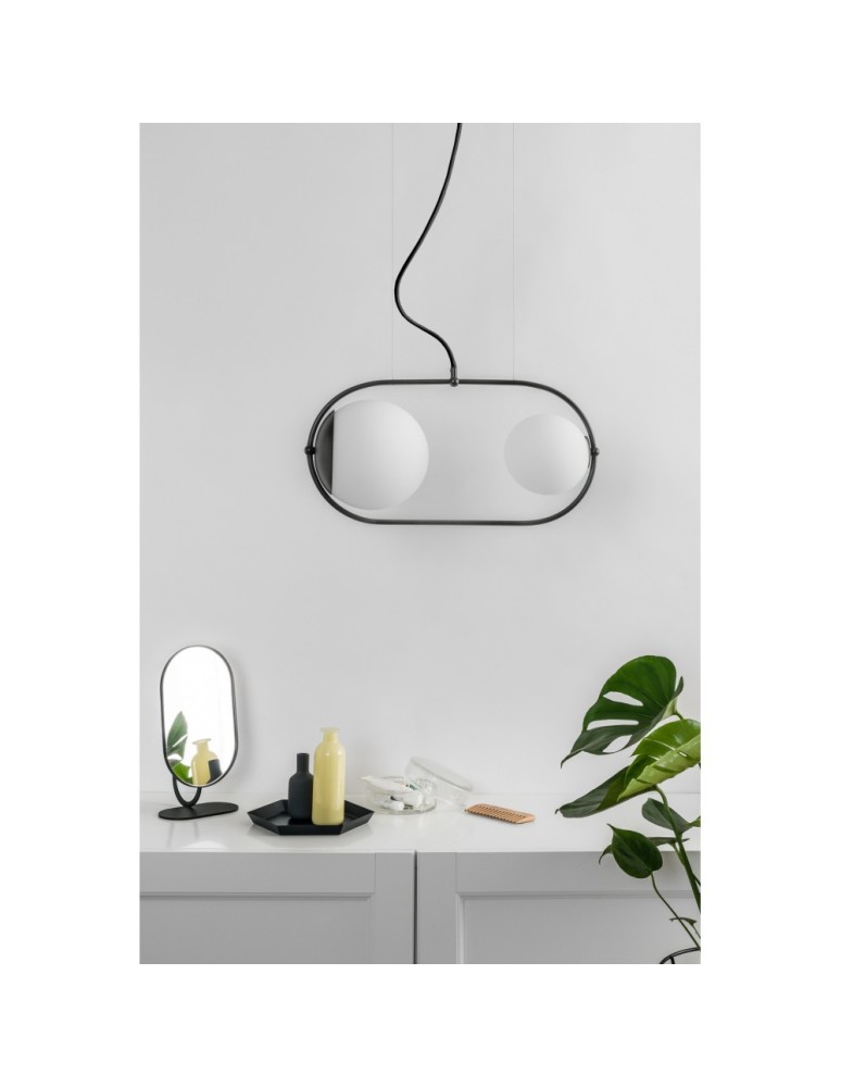 Pendant lamps - UMMO KOBAN A black ceiling pendant lamp with increased IP44 waterproofing KOA222PS0 - product kolory-swiatla.pl 3