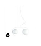 Pendant lamps - UMMO KOBAN A white ceiling pendant lamp with increased IP44 tightness KOA211PS0. - product 1