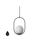 Pendant lamps - UMMO KOBAN B black ceiling pendant lamp with increased IP44 waterproofing KOB122PS0 - product 1