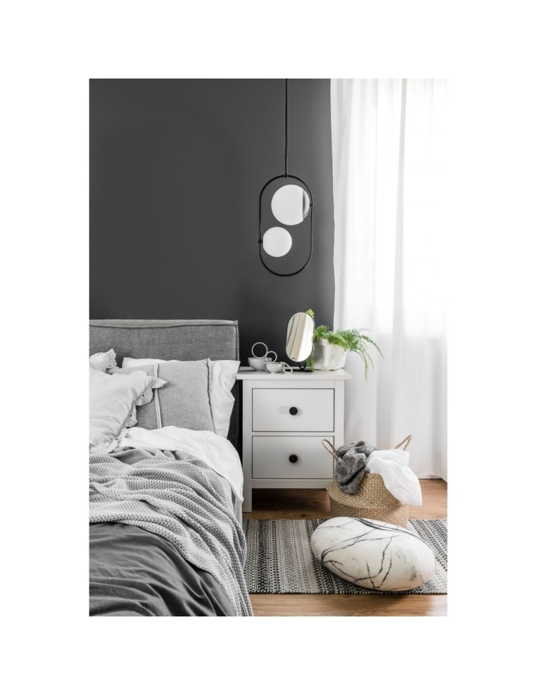 Pendant lamps - UMMO KOBAN C black ceiling pendant lamp with increased IP44 waterproofing KOC222PS0 - product kolory-swiatla.pl 2