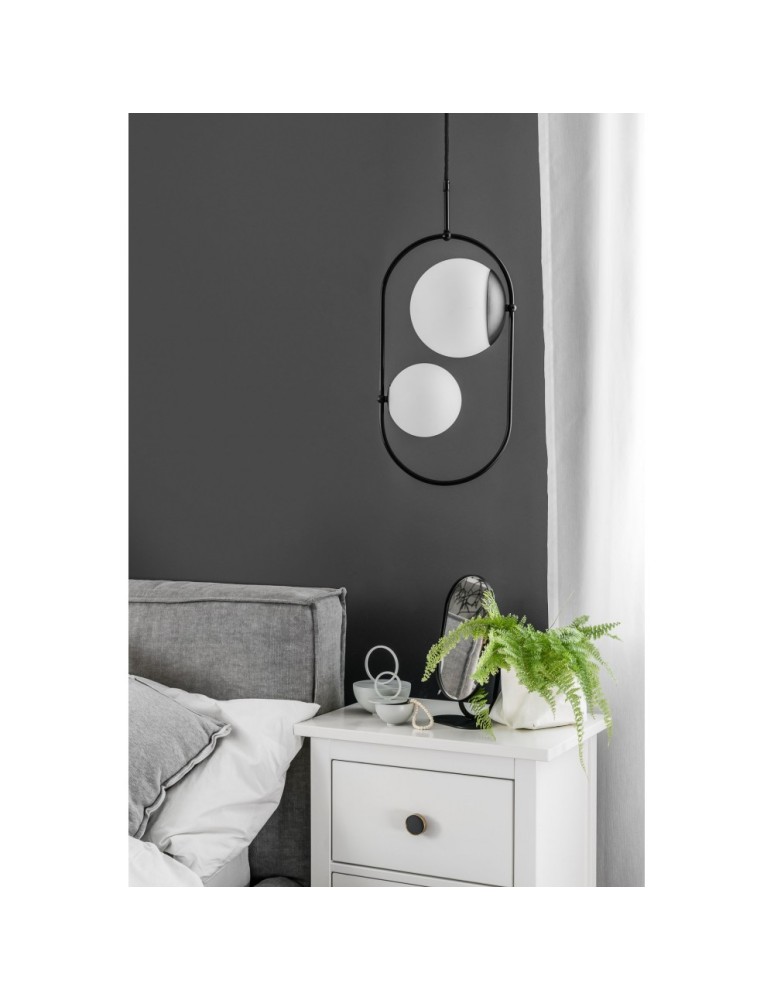 Pendant lamps - UMMO KOBAN C black ceiling pendant lamp with increased IP44 waterproofing KOC222PS0 - product kolory-swiatla.pl 3