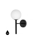 Bathroom wall lamps - UMMO KOP A black wall lamp / wall sconce with increased IP44 waterproofing KPA120S0 - product 1