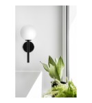 Bathroom wall lamps - UMMO KOP A black wall lamp / wall sconce with increased IP44 waterproofing KPA120S0 - product 3