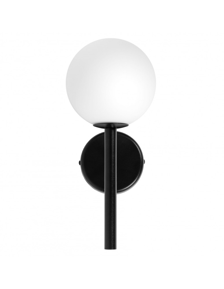 Bathroom wall lamps - UMMO KOP A black wall lamp / wall sconce with increased IP44 waterproofing KPA120S0 - product kolory-swiatla.pl 5